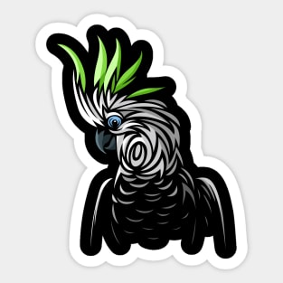 Tribal parrot Sticker